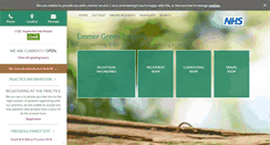 Desktop Screenshot of emmergreensurgery.co.uk
